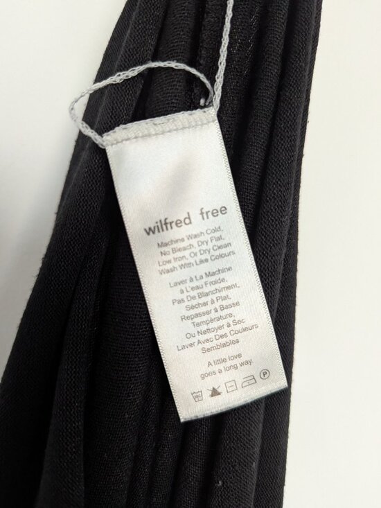 Wilfred Free Esther Jersey Knit T-Shirt Dress – Black, Women's M - Picture 4 of 6